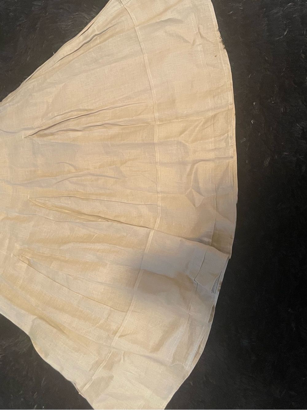 Women's Tan A- Line Skirt